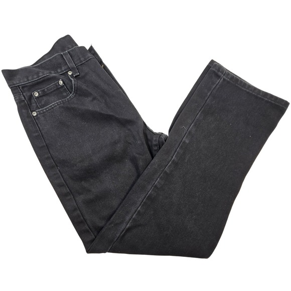 George Other - George Mens Regular Fit Jeans Black Denim 100% Cotton 32x30 GM08406